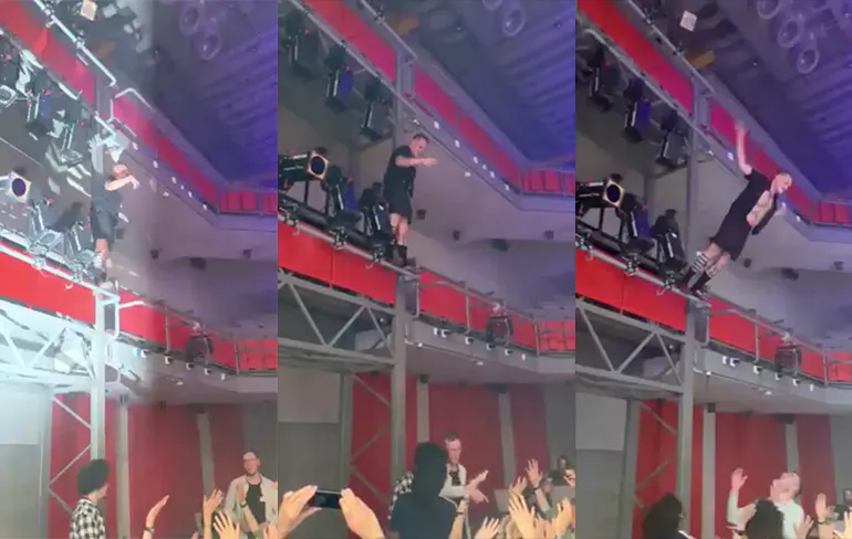 Jordy van De Likt houdt wel van stagediven