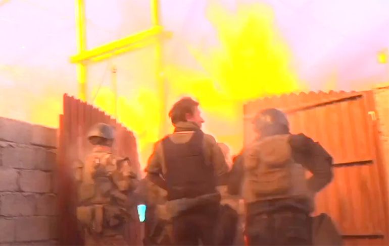 Journalisten BBC maken IS aanval in Mosul van dichtbij mee