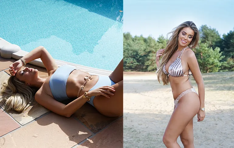 Joyce Godefridi is een eigen badkleding lijn begonnen