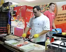 Kebab Man heeft er zin in