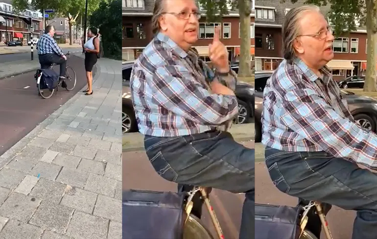 Kees uit Rotterdam scheldt dame uit: "Je bent geen Nederlander"