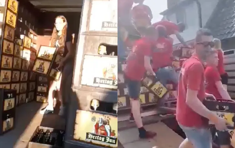 Keet 'T Zwaantje uit Boijl heeft 1200 kratten bier ingeleverd