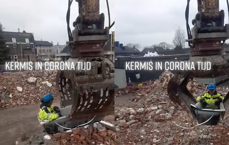 Kermis in Corona tijd: "Blijven zitten tijdens de rit"