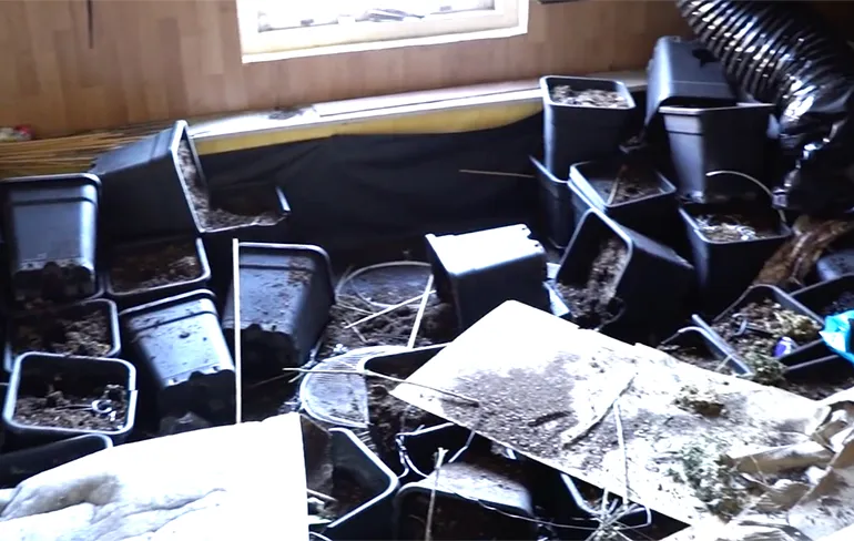 Kijkje in verlaten wok restaurant in Ewijk waar wietplantage is gevonden