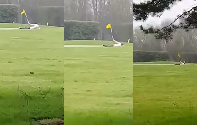 Knettergek: Man heeft seks met vlaggenstok op golfbaan