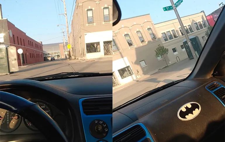 Komt er ineens een mobiel toilet voorbij zoeven...