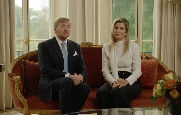 Koning Willy komt met videoboodschap over hele korte vakantie naar Griekenland