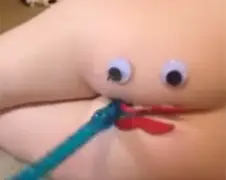Kont van chick heeft echt talent!