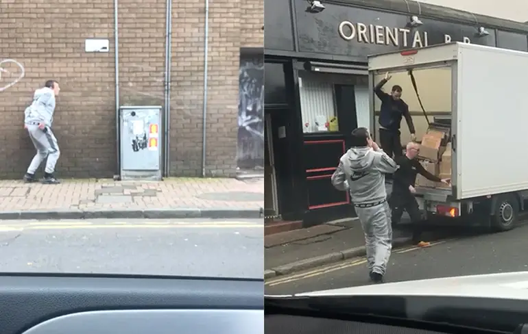 Lad in Glasgow is een little bit van de Card