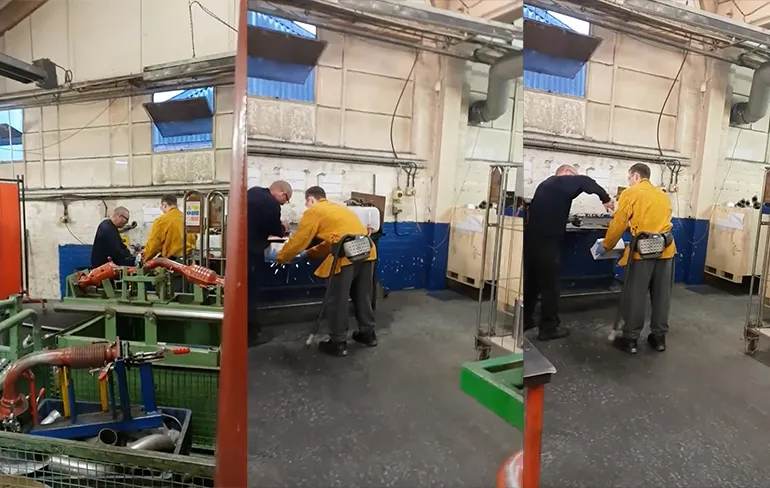 Lasser krijgt belangrijke taak om slijpvonkjes op te vangen