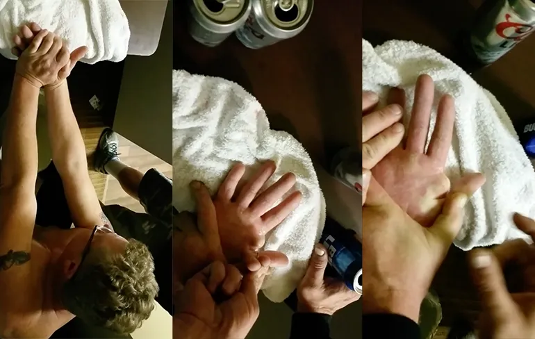 Lekker biertjes drinken en een Ganglion kapot drukken!