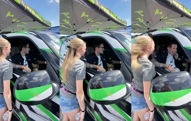 Lekker geluidje in de auto, totdat er ineens een ander nummertje klinkt