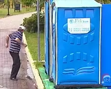 Lekker schijten grap op Braziliaanse televisie
