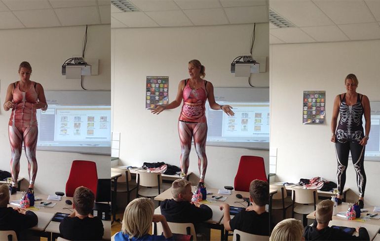 Lerares Groene Hart-school in Rijnwoude uit de kleren voor biologieles