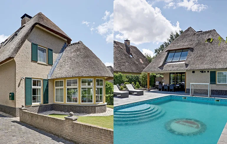 Leuk optrekje met zwembad voor Feyenoord-fans in Hank