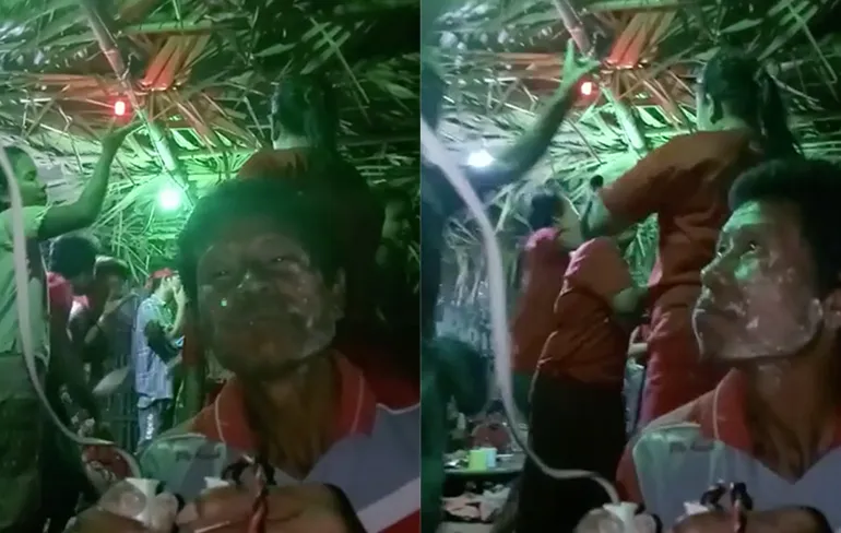 Lichtman uit een dorp doet niet onder voor professionele Lightjockey