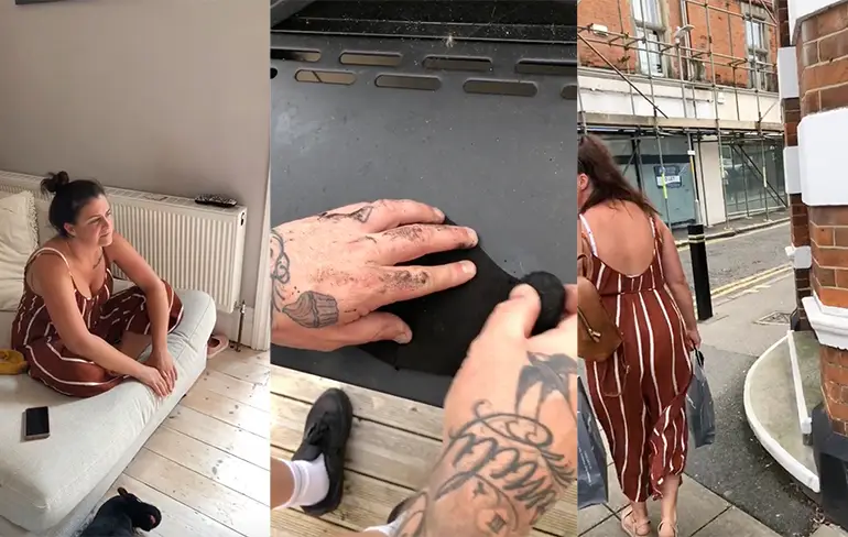 Liefde is: Je vrouw te grazen nemen door haar mondkapje te bewerken