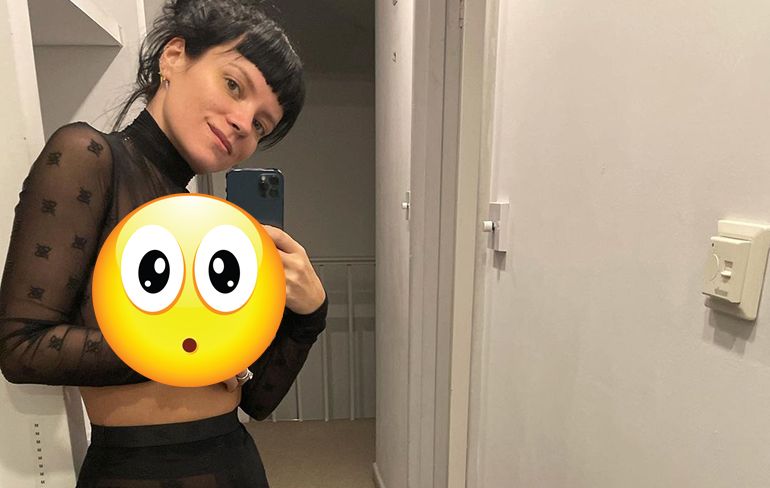 Lily Allen zegt F**k You tegen Instagram en zoekt grens op met foto