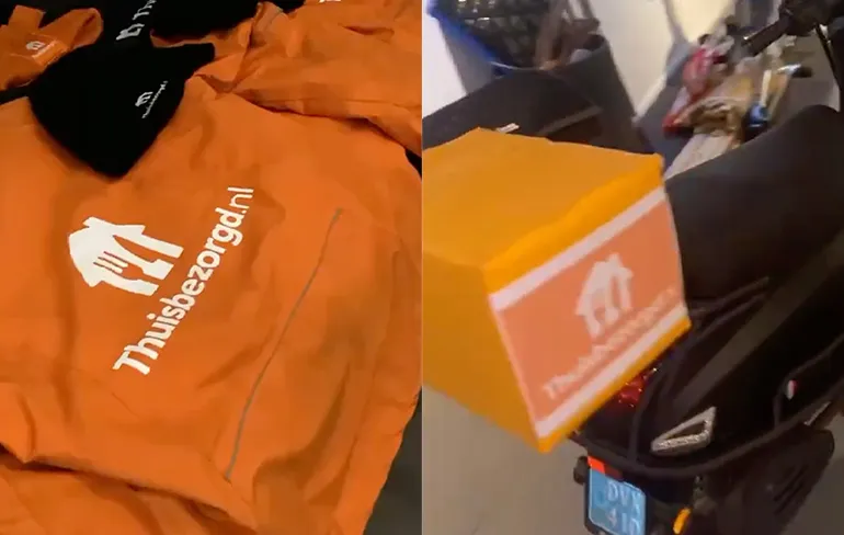 LOL! Thuisbezorgd en PostNL niet blij met verkoop jassen door avondklok