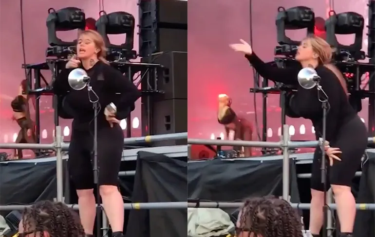 Lollapalooza doventolk steelt show tijdens nummer WAP