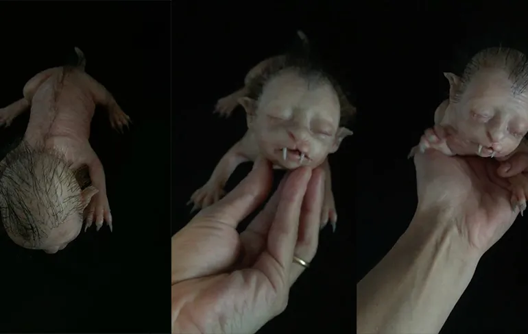 Maleisiërs in paniek na vondst zogenaamde weerwolfbaby