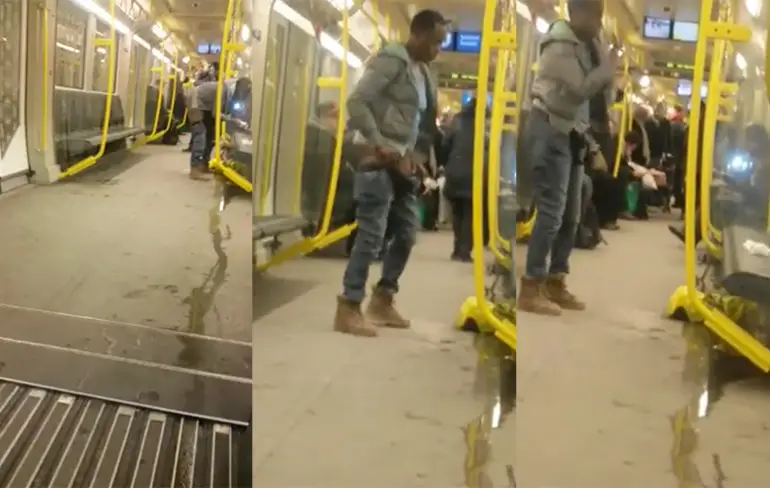 Man denkt dat metro in Berlijn een wc is...