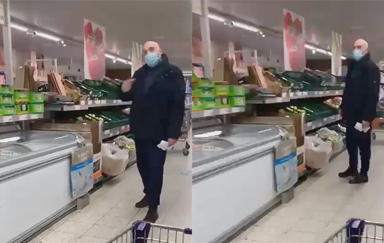 Man gaat compleet door het lint in Belgische supermarkt, omdat er geen appels zijn