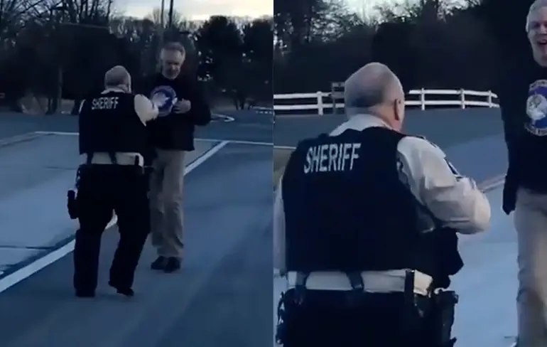 Man in Gaithersburg vraagt om neergeschoten te worden door Agent
