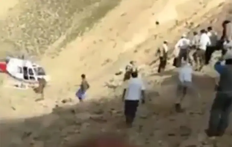 Man in Iran gedood door wieken helikopter