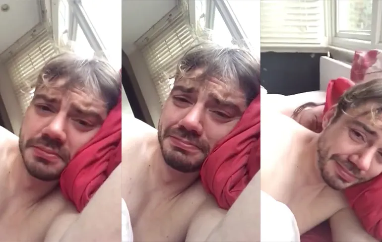 Man is na One Night Stand duidelijk niet blij met zijn verovering