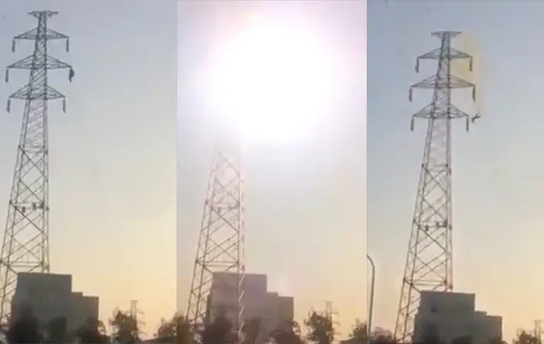 Man kan 30.000 volt en val van ruim 30 meter na vertellen!