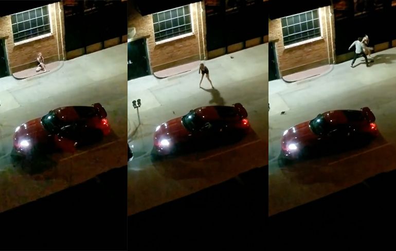 Man slaat vrouw in elkaar in wijk Deep Ellum in Dallas