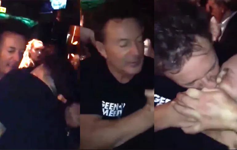 Man uit zoenvideo absoluut niet blij met #metoo actie Gerard Joling