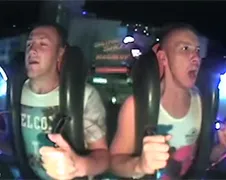 Man verliest bewustzijn in Sling Shot op Magaluf