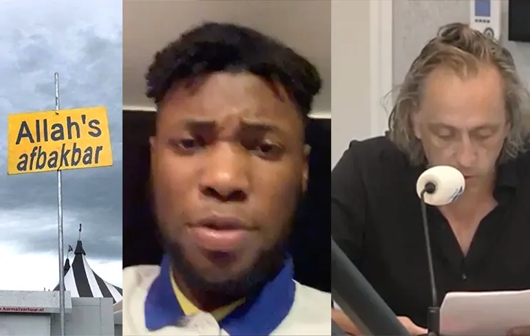 Marcel geeft Zwarte Cross hater Sevn Alias koekje van eigen deeg