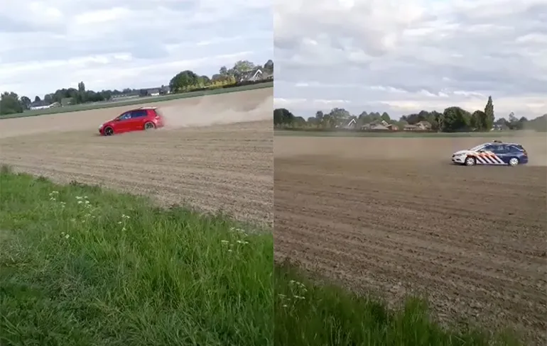 Marechaussee zit achter een "speciale trekker" aan