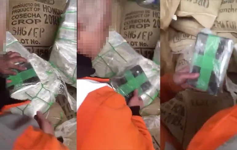 Medewerkers haven van Antwerpen testen even of de coke echt is