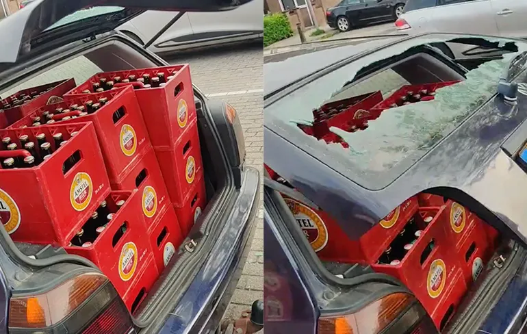 Meer ster dan ruit: Nog gauw even vocht inslaan voor de keet