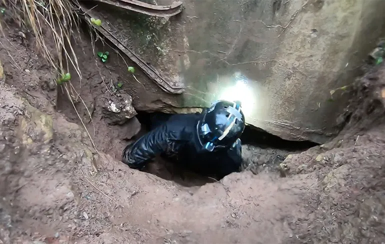Mister C op onderzoek in gigantische bunker van La Ligne Maginot
