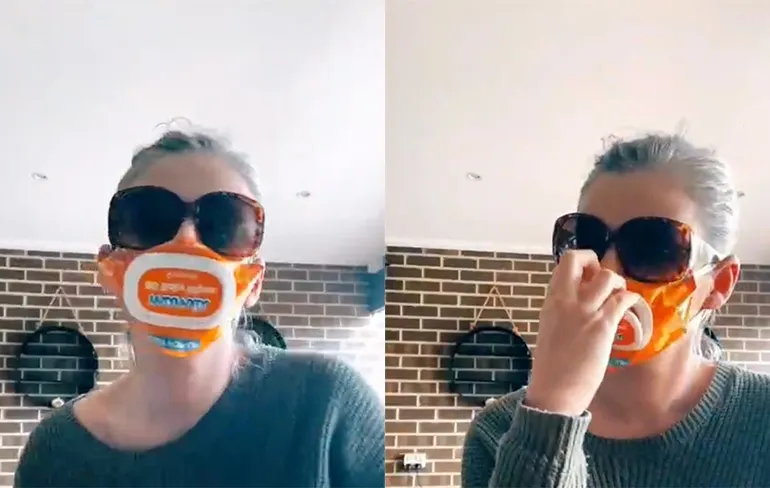 Moeder komt met geniale corona lifehack van verpakking Aldi billendoekjes