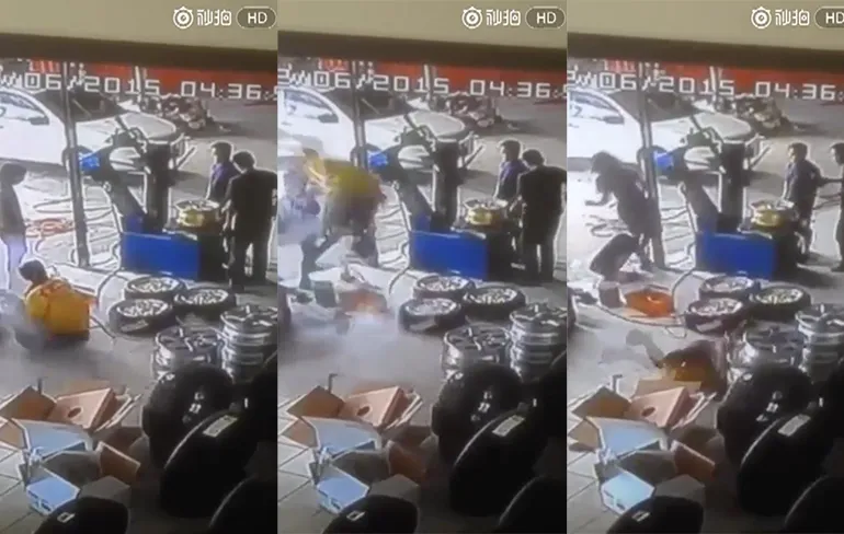 Monteur waarschijnlijk weekje vrij na rondje om de aarde...