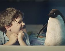 Monthy The Penguin John Lewis kerst commercial
