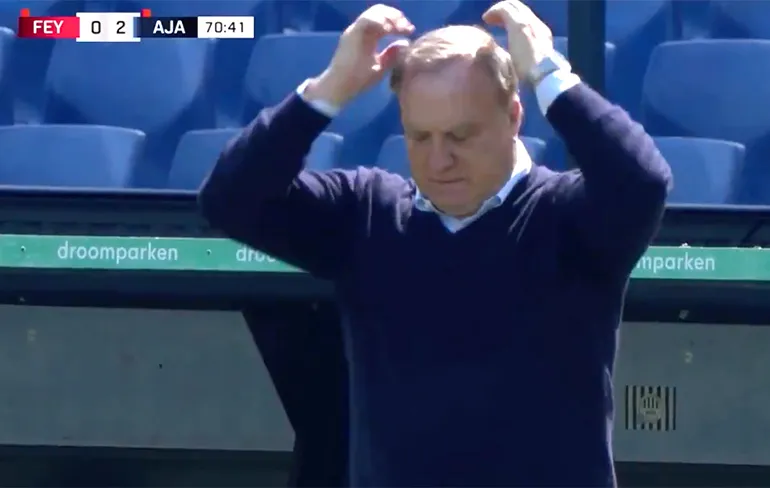 Mooi doelpunt van Feyenoord op theme Curb Your Enthusiasm