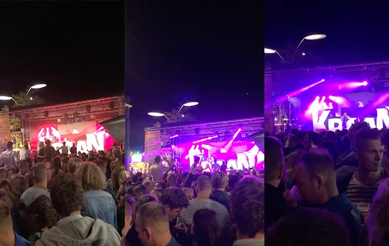 Mooi gebaar van Kraantje Pappie tijdens optreden in Winschoten