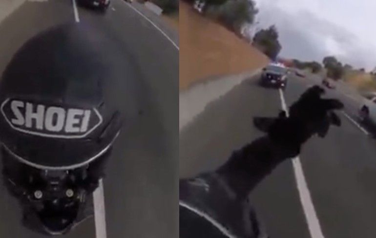 Motorrijder heeft geen zin in boete en is politie te slim af