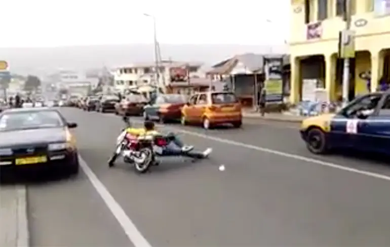 Motorrijder met skills of de dorpsgek?