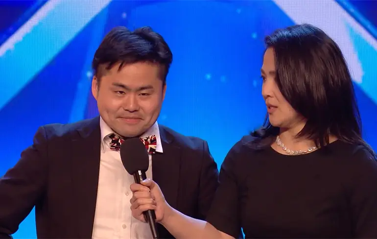 Mr Uekusa doet bijzondere stripshow in Britain's Got Talent 2018
