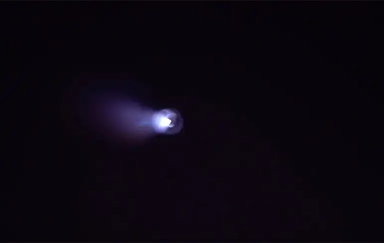 Mysterieus licht boven Californië: ET weer terug?