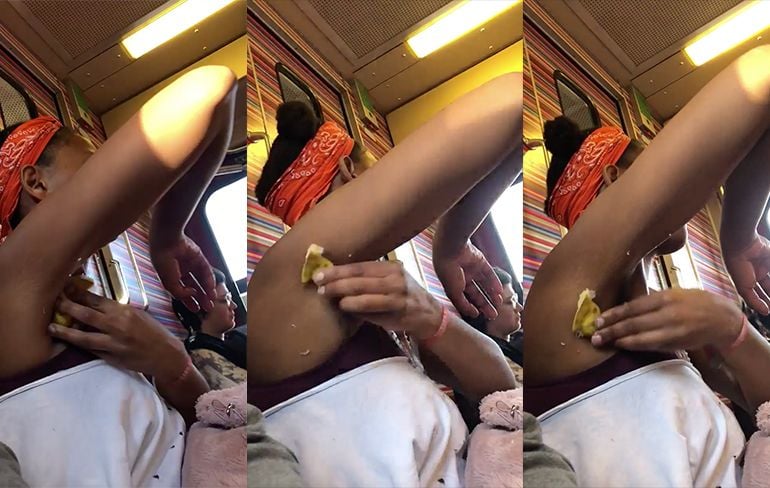 Natuurlijk kun je in de trein een citroen onder je oksel smeren
