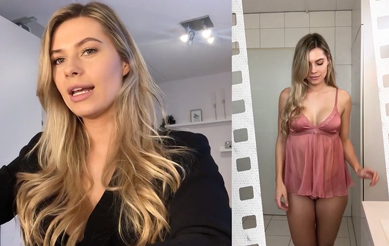 Nederlands model Chelsey Emily doet een lingerie Try On Haul